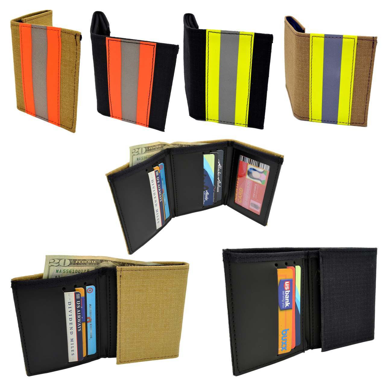 Perfect Fit Bunker Gear Wallet Bifold Firefighter Trifold Wallet