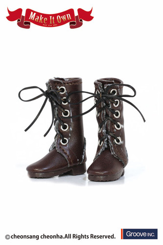 Shoes:Boots (Brown :Sweing)