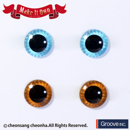 Eyechip: Light Blue & Brown