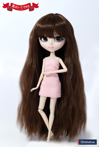 Wig:Wave Style Hair (Brown)