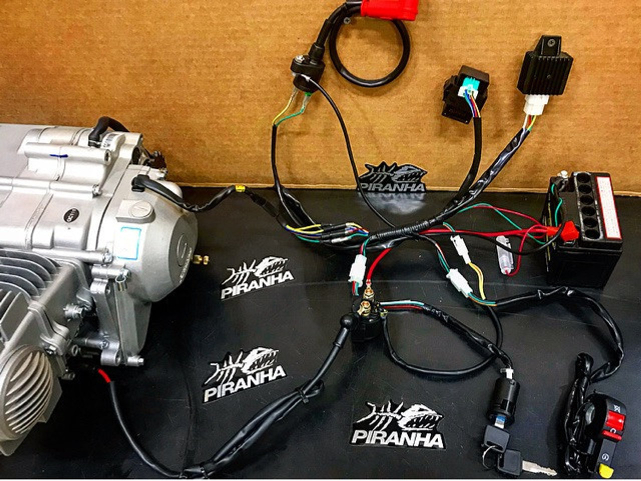 140cc PIRANHA SEMI-AUTO ES UNDR