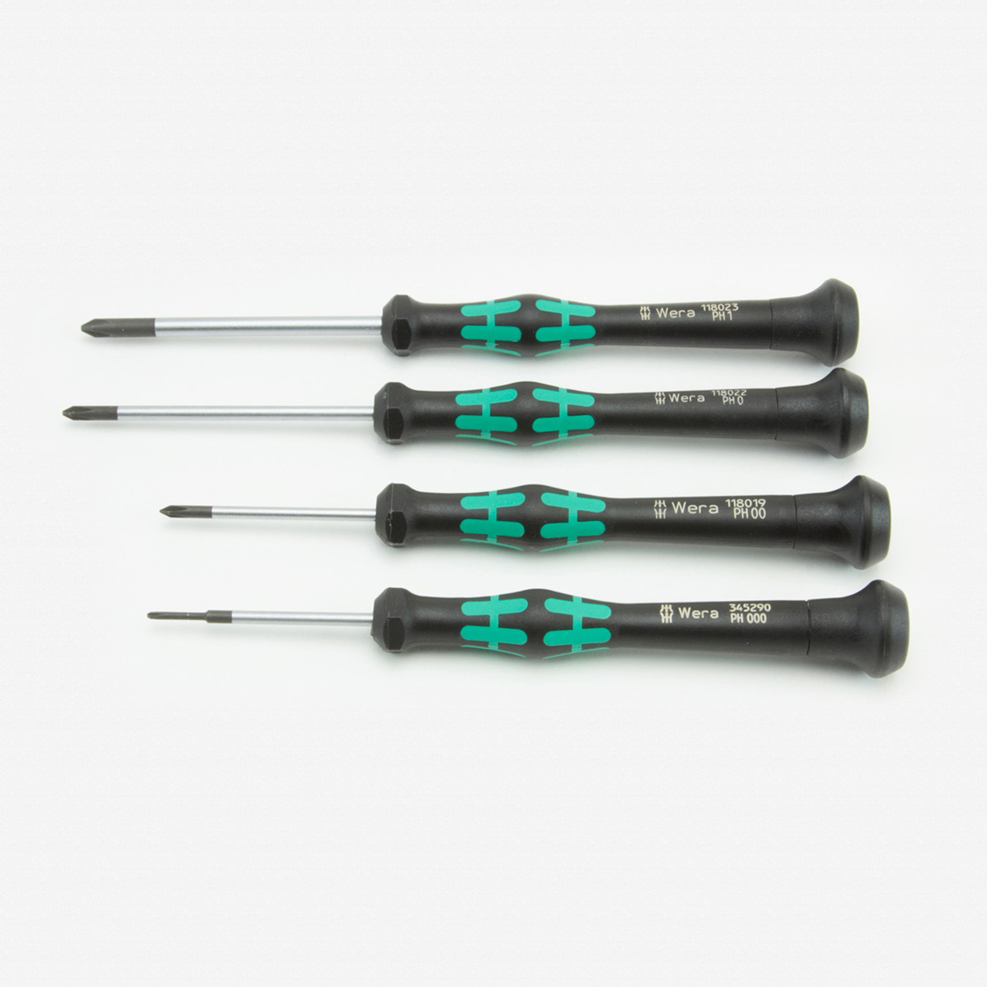 Wera Tools 345260 PH/4 Kraftform Micro Phillips Precision Screwdriver Set