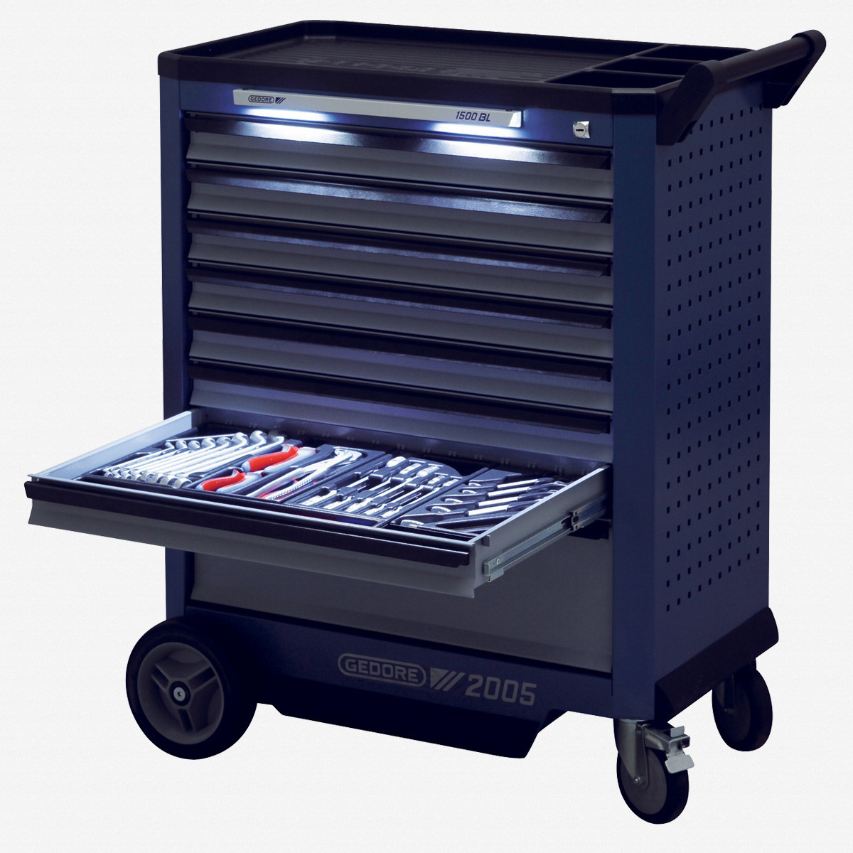 Gedore 2003554 2005 0701 Tool trolley with 8 drawers
