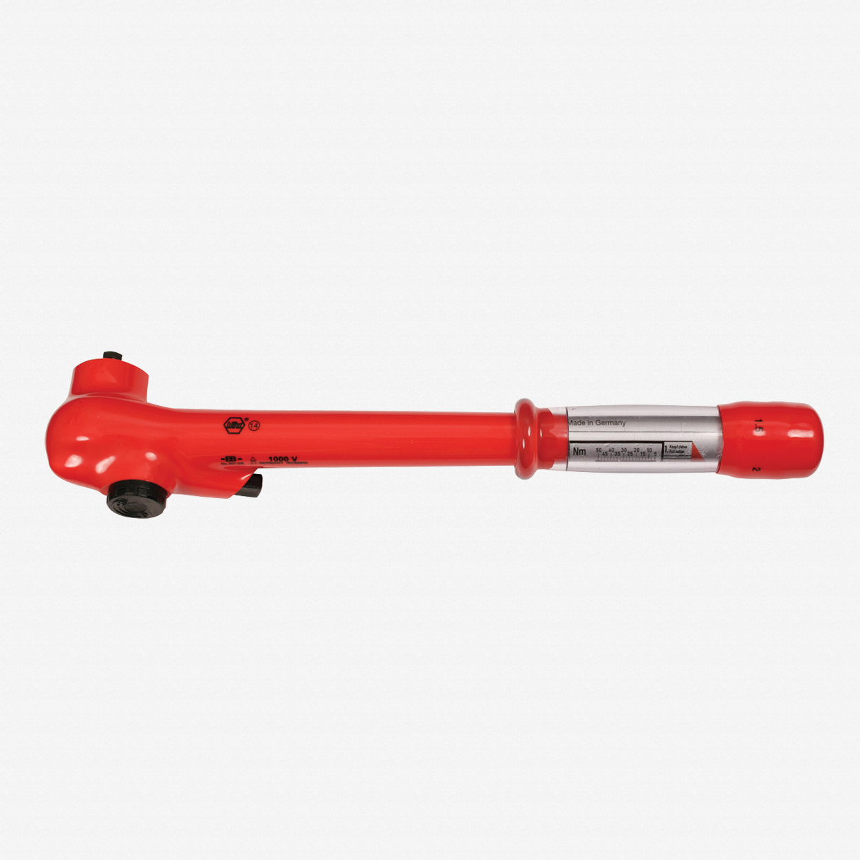 Wiha 30138 Insulated Ratcheting Torque Wrench 3/8 inch 437 ftlbs