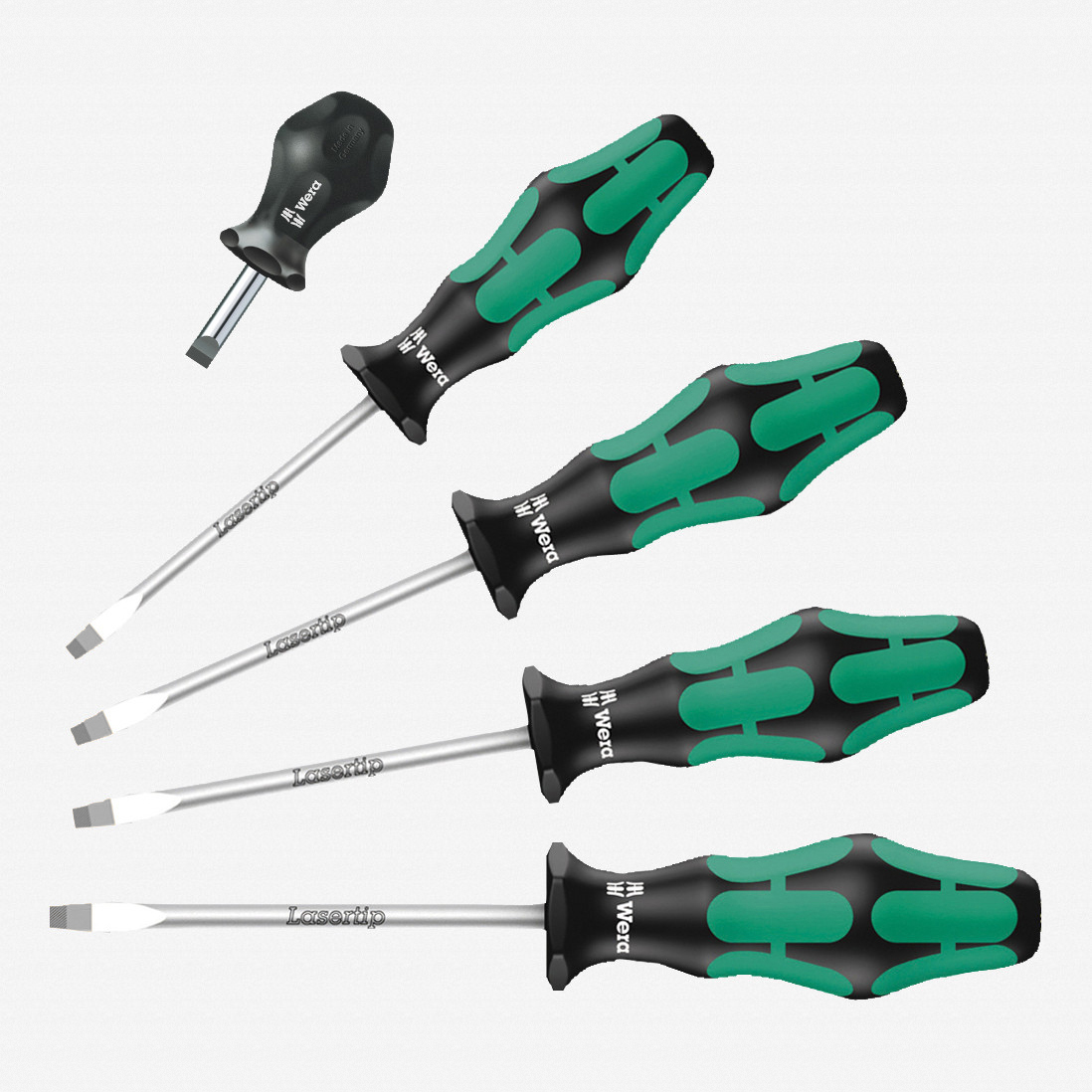 Wera Tools 346302 Kraftform Plus Slotted Screwdriver Set