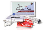 The Clean Kit from Whizzinator - Syringe, Empty Bottle, Belt, Heat Pads (x2). The Clean Kit from Whizzinator - Syringe, Empty Bottle, Belt, Heat Pads (x2).