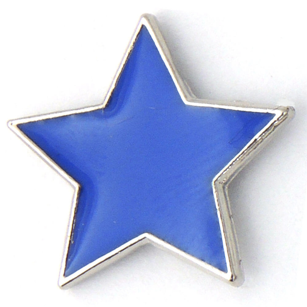Lapel Pin - Silver Star with Gold Star at Baudville.com