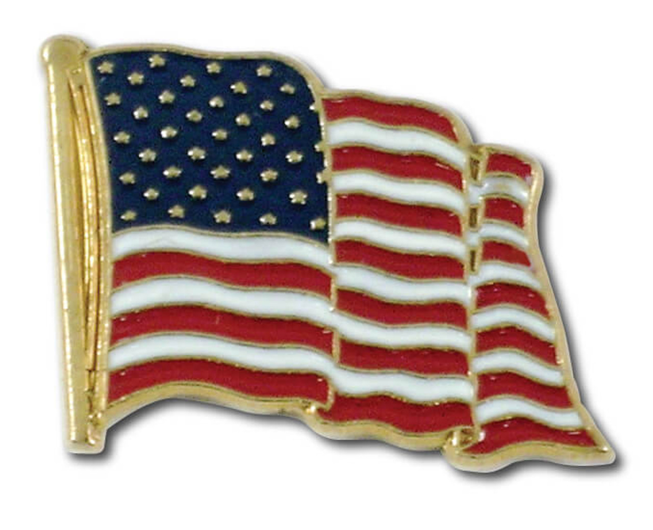 American Flag Lapel Pin Made in USA | US Flag Lapel Pin