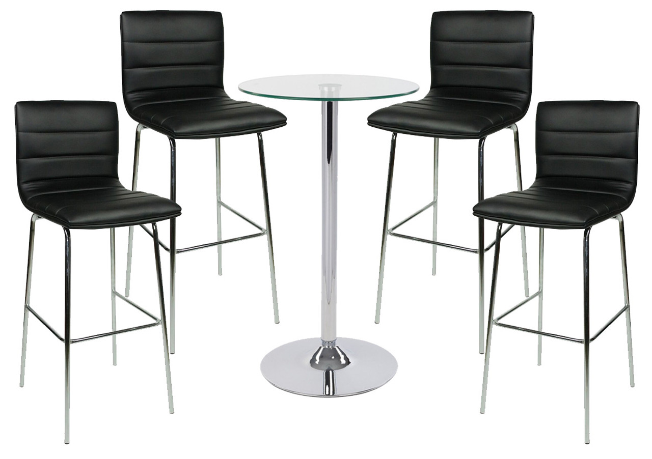 Aldo Fixed Height Bar Stool and Como Table Package ...