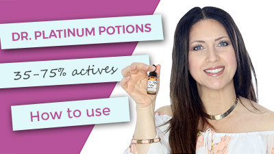 Dr. Platinum Potions | Super Intense Concentrated Actives