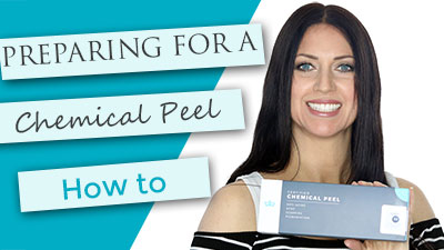 Preparing your skin for a chemical peel.