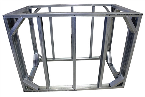DIY BBQ 2ft Straight Modular Frame Section 42" Bar Height DIY BBQ 2ft Straight Modular Frame Section 42" Bar Height