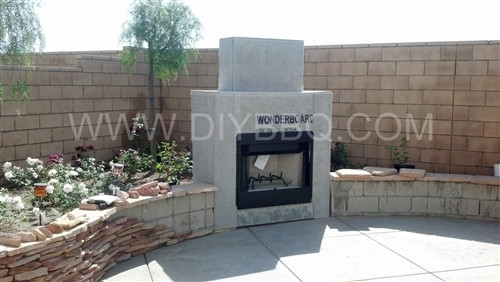 DIY BBQ Outdoor Fireplace Frame kit DIY BBQ Outdoor Fireplace Frame kit