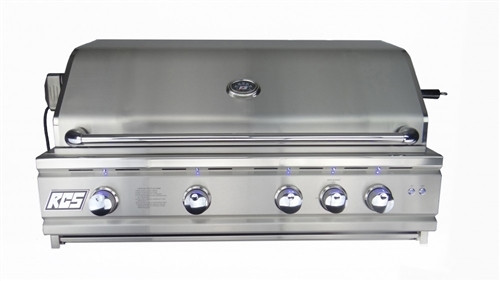 RCS RON42a 42" Cutlass Pro Series Grill, Blue LED with Rear Burner Hood closed RCS RON42a 42" Cutlass Pro Series Grill, Blue LED with Rear Burner Hood closed