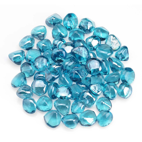 American Fireglass Powder Blue Luster Zircon Fireglass 10lbs American Fireglass Powder Blue Luster Zircon Fireglass 10lbs
