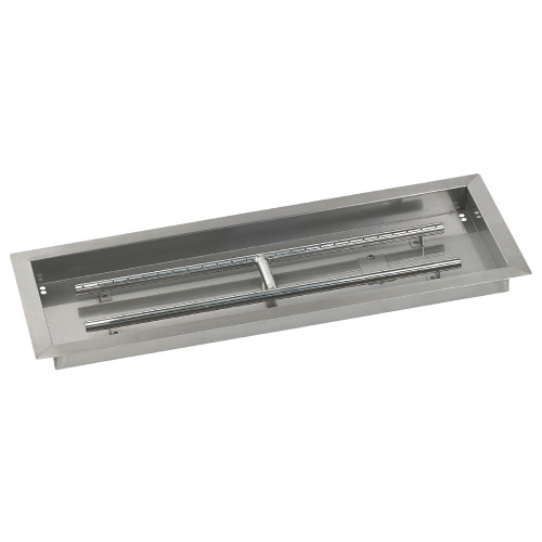 American Fireglass 30" x 10" Steel Rectangular Drop-In Fire Pit Pan American Fireglass 30" x 10" Steel Rectangular Drop-In Fire Pit Pan