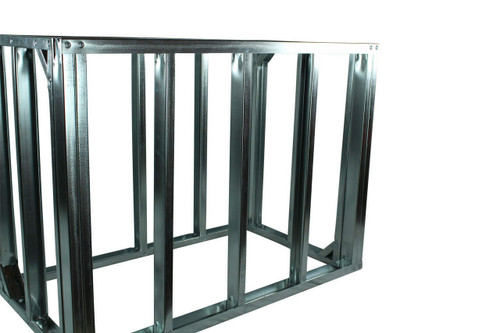 DIY BBQ Quick Panel™ 4ft Straight Modular Frame Section 36" Standard Height DIY BBQ Quick Panel™ 4ft Straight Modular Frame Section 36" Standard Height