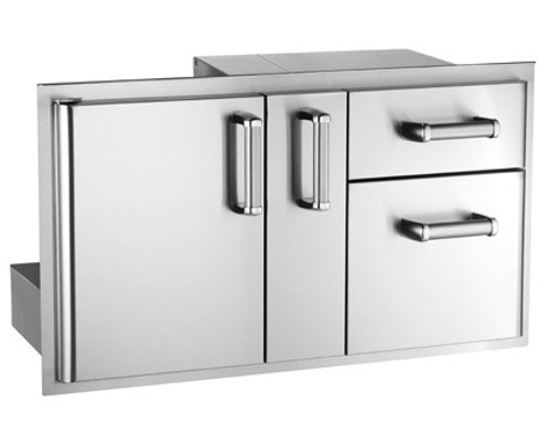 Fire Magic Premium Access Door with Platter Storage & Double Drawer (43816s) Fire Magic Premium Access Door with Platter Storage & Double Drawer (43816s)