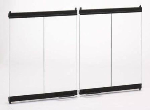 36" Bi-Fold Glass Doors for Woodburng Fireplace 36" Bi-Fold Glass Doors for Woodburng Fireplace