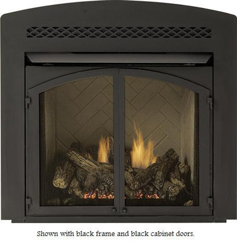 Majestic VD32AFB Black Arched Front Facing Lower Control Door Majestic VD32AFB Black Arched Front Facing Lower Control Door