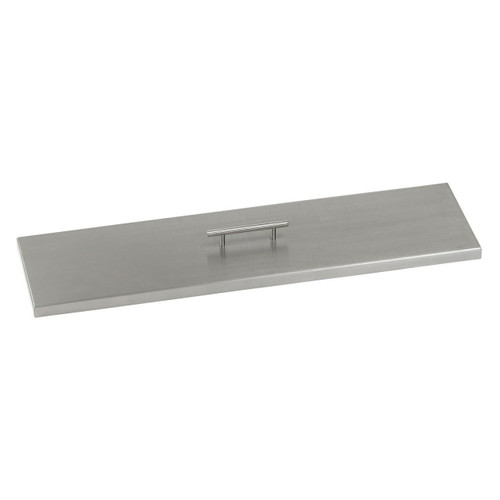 American Fireglass Stainless Steel Cover for Linear Drop-In Fire Pit Pan American Fireglass Stainless Steel Cover for Linear Drop-In Fire Pit Pan