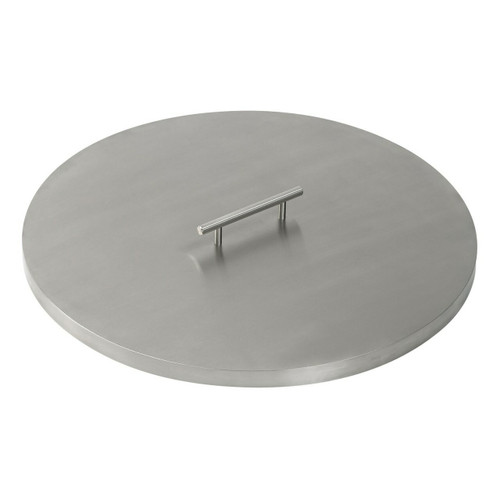 American Fireglass Stainless Steel Cover for Round Drop-In Fire Pit Pan American Fireglass Stainless Steel Cover for Round Drop-In Fire Pit Pan