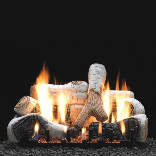 Empire Vent Free Birch Gas Log Set With Slope Glaze Burner and Electronic Variable Remote Empire Vent Free Birch Gas Log Set With Slope Glaze Burner and Electronic Variable Remote