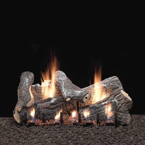 Empire Vent Free Sassafras Gas Log Set With Slope Glaze Burner and Electronic Variable Remote Empire Vent Free Sassafras Gas Log Set With Slope Glaze Burner and Electronic Variable Remote