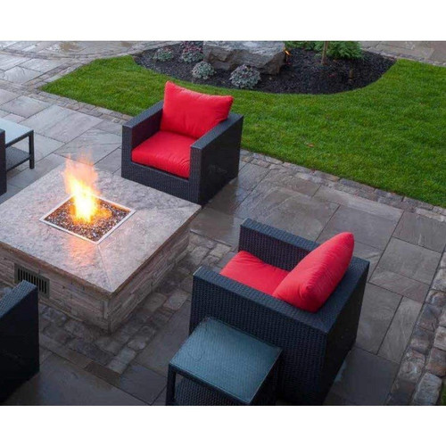 Firegear Match Light Gas Fire Pit Burner Kit, Square Bowl Pan, High Firegear Match Light Gas Fire Pit Burner Kit, Square Bowl Pan, High Capacity 32 Inch - Firegear Match Light Gas Fire Pit Burner Kit, Square Bowl Pan, High