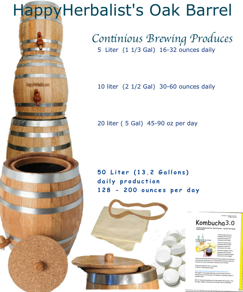 Brettanomyces thrives in Oak and so will your kombucha ferment. Kombucha brewing in oak is fantastic. Find our why.