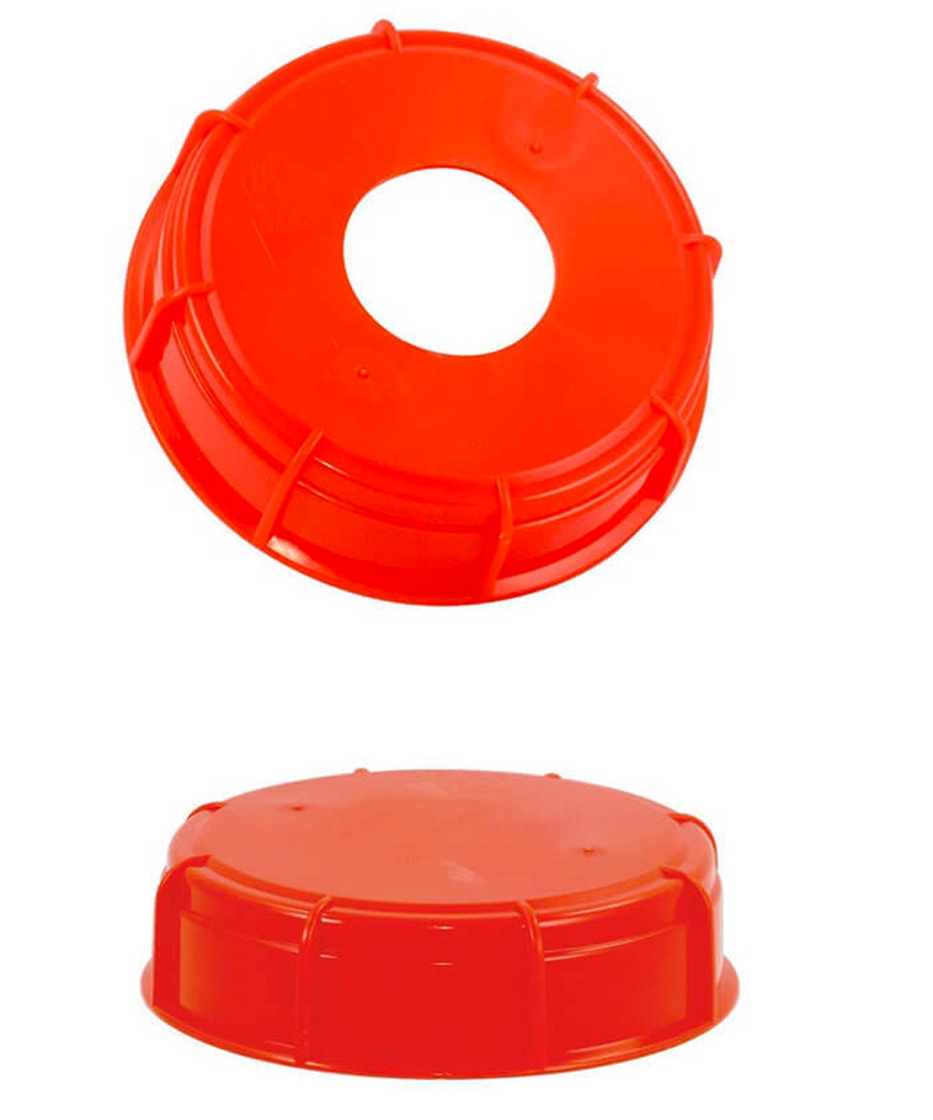 2 types of screw-on caps