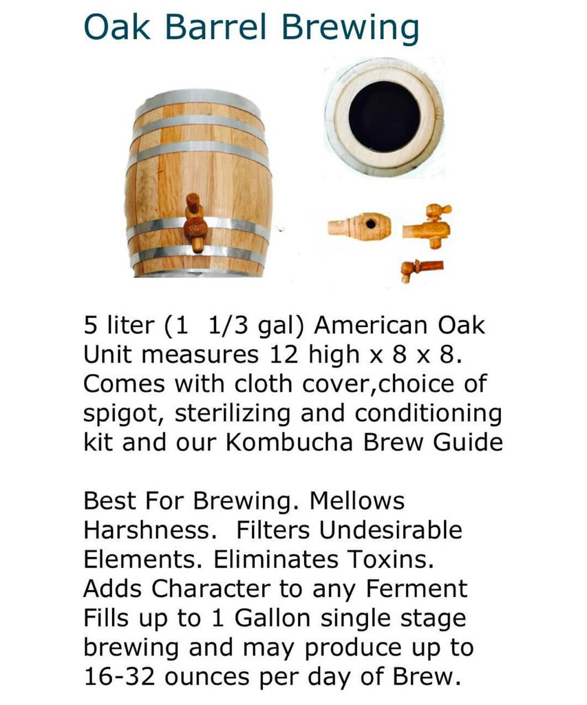 5 Liter Oak Brewing. Great Personal Size, Fits Everywhere