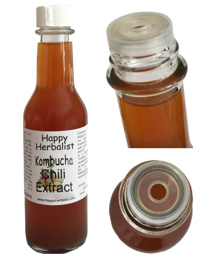 Kombucha Chili Extract 5 oz Shaker Botlle