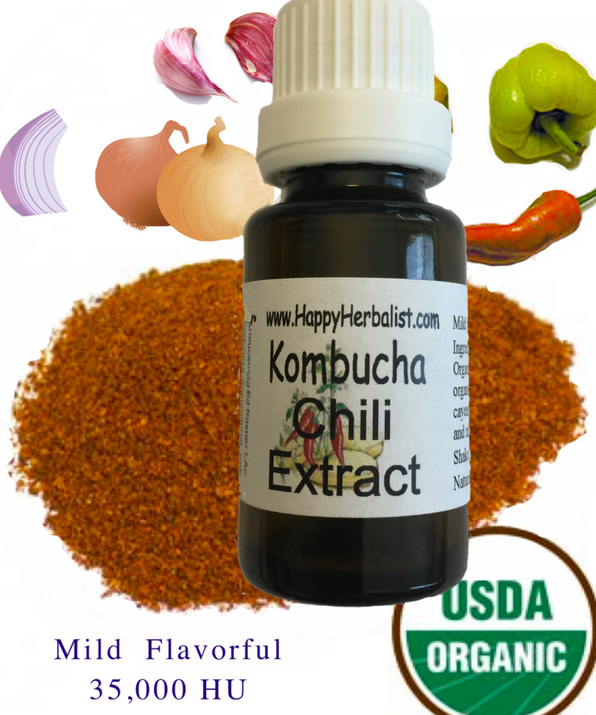 Certified Organic Salt free Alcohol Free Chili Extract