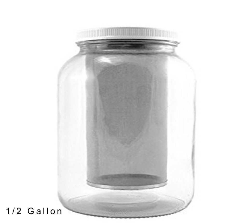 Drop in Fine Mesh Filter for Cold Brewing Coffee, Probiotics, Medicinal herbs, teas and spices. Measures 31/4 x 6 . Fits from 32 to 64 oz Mason Jars and 1/2 to 1 Gallon Pickle jars.