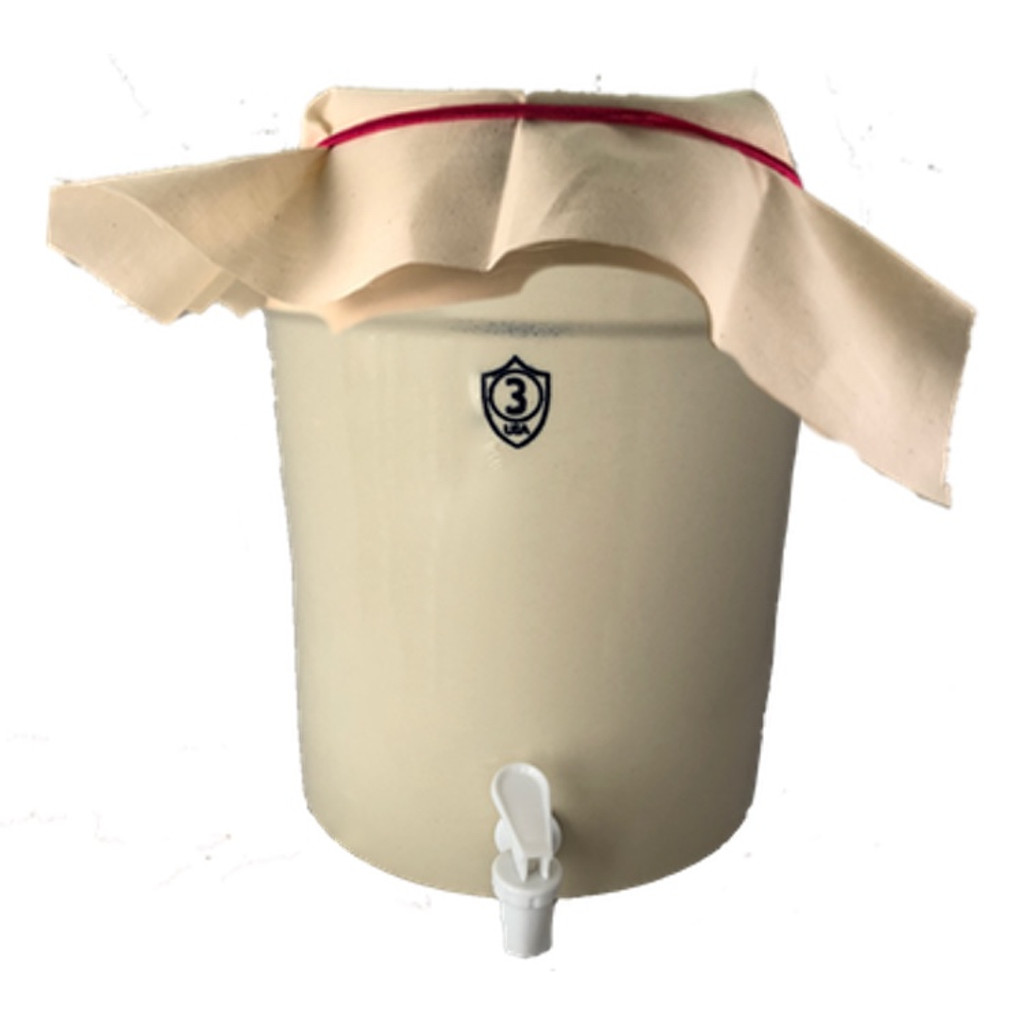 Made in America. Specially made for the HappyHerbalist for Kombucha Brewing. Lead and Toxin Free. Strong, Durable and made to ferment.