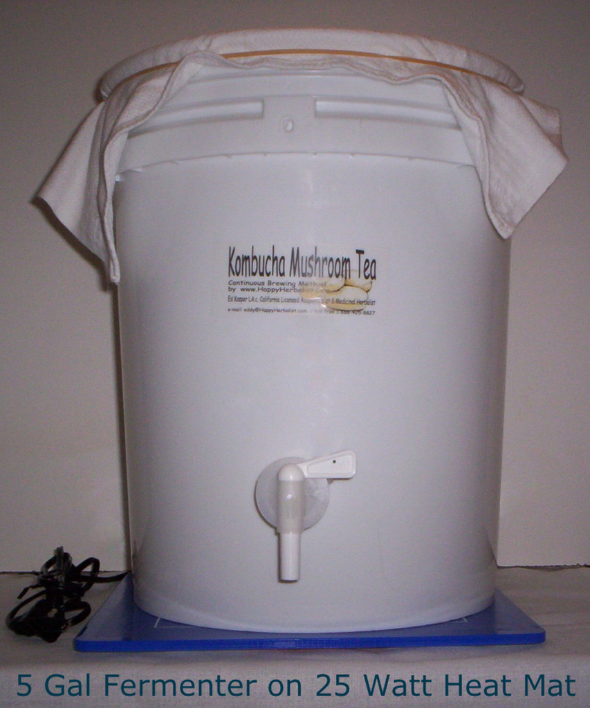 Fermenters fit variety of heating pads