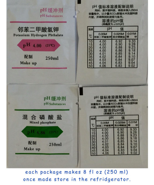 pH Dry Solution Packs