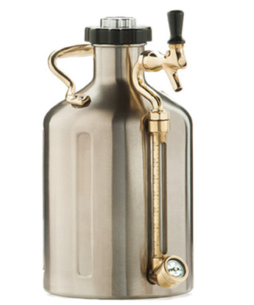 uKeg 64 Keeps 64 fluid ounces of your favorite brew nicely carbonated and fresh.