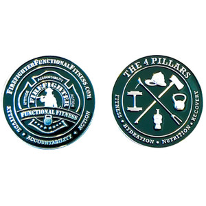 Firefighter Functional Fitness Challenge Coin Firefighter Functional Fitness Challenge Coin