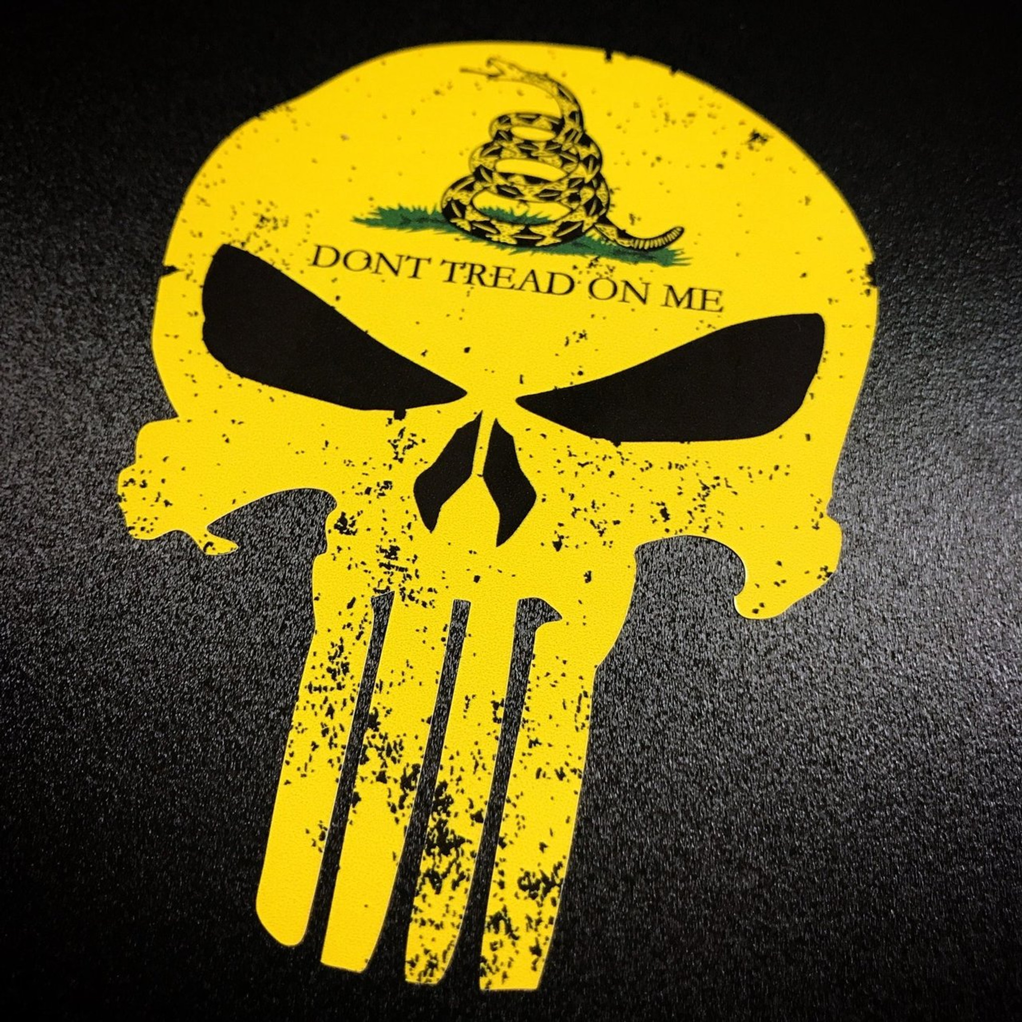 punisher don t tread on me sticker