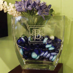 Personalized U-Shaped Vase, 3 Sizes