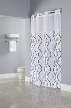 Waves Hookless Shower Curtain, Waves, Hookless, Shower, Curtain, hookless, focus group, bulk Waves Hookless Shower Curtain, Waves, Hookless, Shower, Curtain, hookless, focus group, bulk
