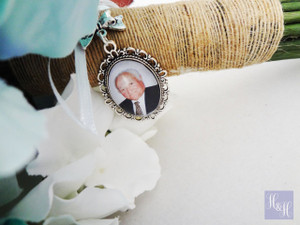 Bouquet Charm (Small Oval w/ bow) - Liana Design Bouquet Charm (Small Oval w/ bow) - Liana Design