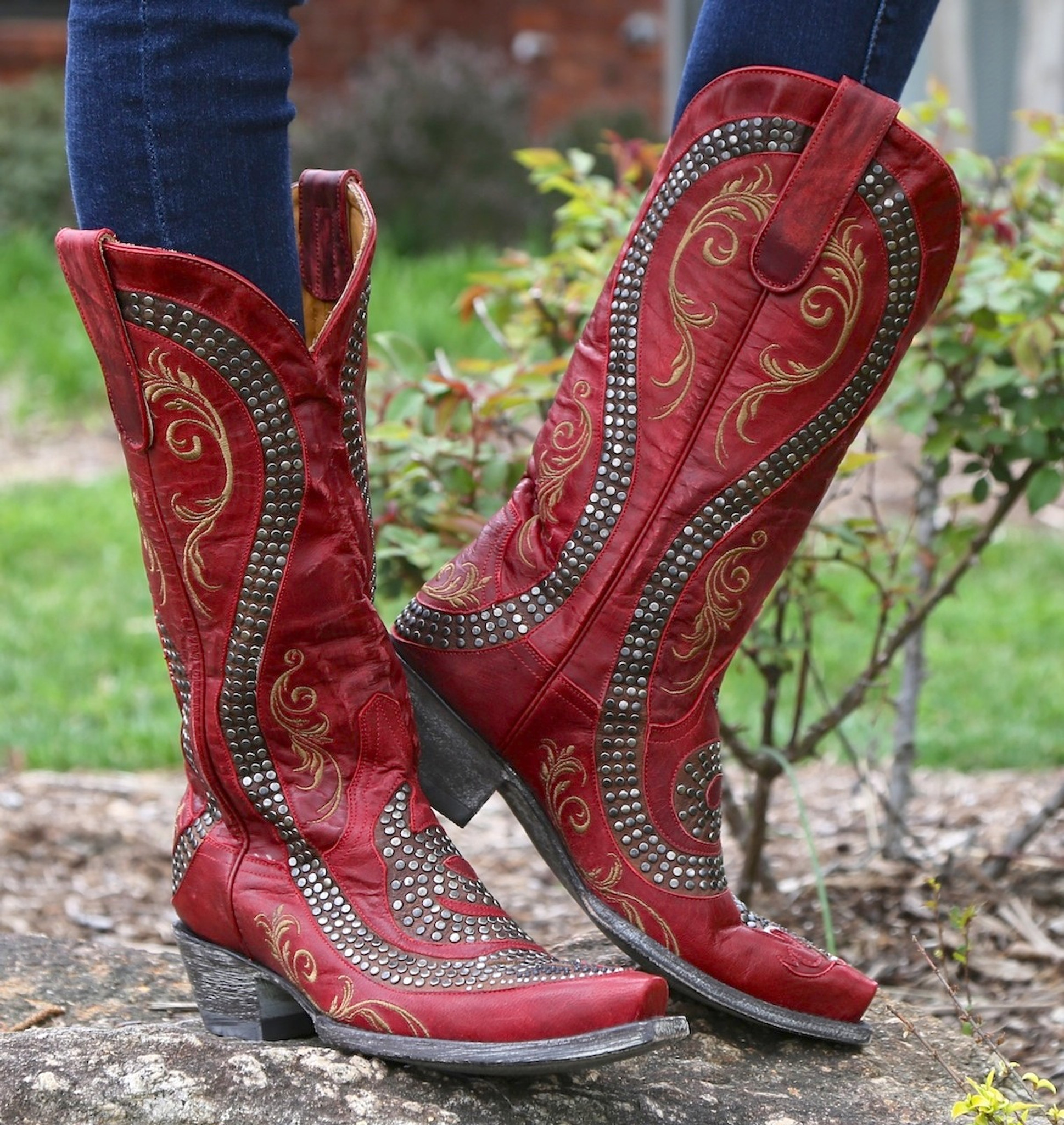 Old Gringo Snake Red Boots L10553 Old Gringo L10553 Boot