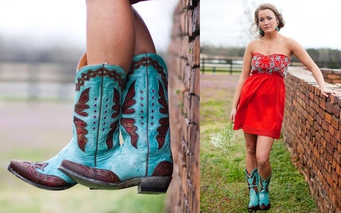 summer dresses to wear with cowboy boots