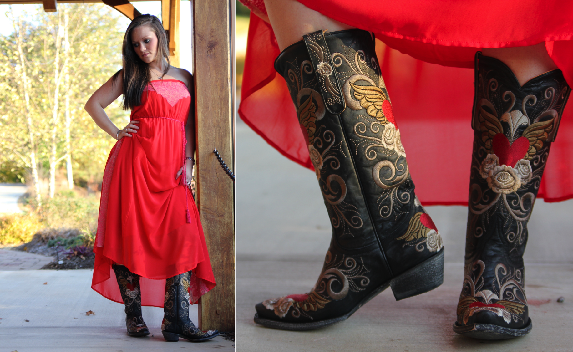 womens cowboy boots for dresses