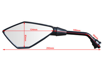 Motorbike Motorcycle Mirrors 10mm for Yamaha Adventure Bike Commuter Street Bike Motorbike Motorcycle Mirrors 10mm for Yamaha Adventure Bike Commuter Street Bike