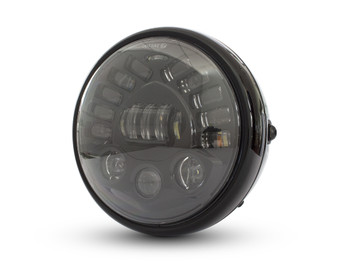 7.5" Projector LED Custom Retro Motorbike Motorcycle Headlight with Indicators Turn Signals 7.5" Projector LED Custom Retro Motorbike Motorcycle Headlight with Indicators Turn Signals