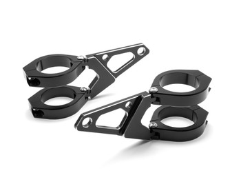 PAIR High Quality CNC Machined Motorbike Motorcycle Headlight Brackets (size options available) PAIR High Quality CNC Machined Motorbike Motorcycle Headlight Brackets (size options available)